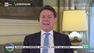 Giuseppe Conte in collegamento con “Agorà” | 31/05/2024