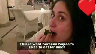 KAREENA KAPOOR REVELS THE HER FAVOURITE FOOD