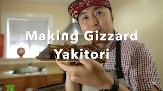 How to Make Crunchy Gizzard Yakitori - Sunagimo and Engawa Skewers