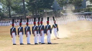 PMA Cadets with Manual of Arms (Pagsasanay sa paghawak ng sandata)