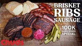 How to Cook Brisket, Ribs, and Sausage, The Texas Trinity! | Chuds BBQ