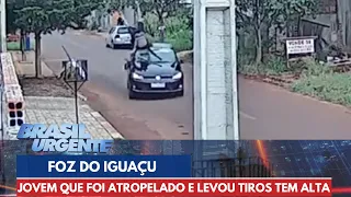 Jovem que foi atropelado e levou tiros tem alta hospitalar | Brasil Urgente