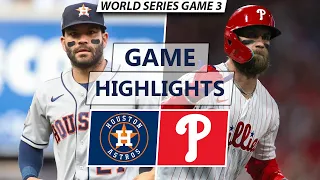 Houston Astros vs. Philadelphia Phillies Highlights | World Series Game 3