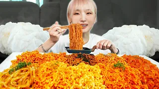 ASMR 10 kinds of Buldak Series Mukbang | Eating Show