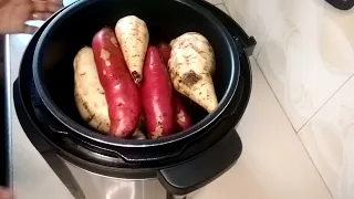 HOW TO USE VON ELECTRIC PRESSURE COOKER TO STEAM SWEET POTATOES USING A VON#von#pressurecooker