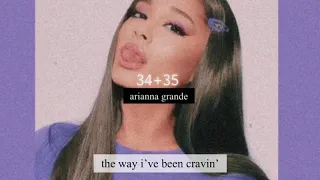 34 + 35 - ariana grande | slowed + reverb | lyrics | heavenly