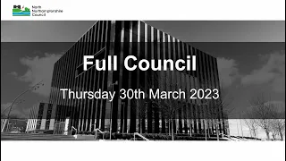 Full Council - 30 March 2023