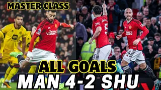 BRUNO FERNANDES IS BACK! All Goals Manchester United 4-2 Sheffield United Highlights