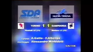 1995-96 (4a - 24-09-1995) Torino-Sampdoria 1-1 [Maniero,Rizzitelli] Servizio D.S.Rai3