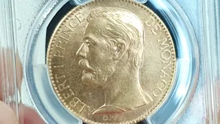 1891(A) Monaco 100 Francs "Albert I" (PCGS MS61)