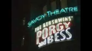 New York Savoy Theater 1940 Porgy & Bess Color Neon Sign