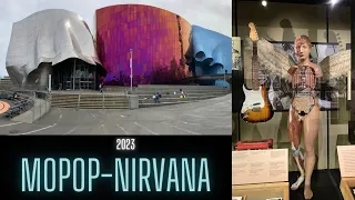 Full Tour | Nirvana Exhibit | Kurt Cobain Personal Photos | Destroyed Guitars | Mopop Seattle