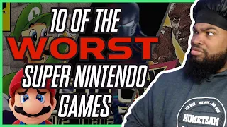 10 of the WORST SNES Games