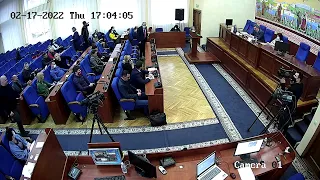 Перше пленарне засідання вісімнадцятої сесії міської ради восьмого скликання