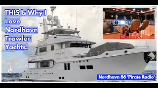 $5.9M 86ft Nordhavn Trawler Yacht 'Pirate Radio'