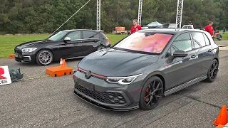 360HP Volkswagen Golf 8 GTI Stage 1 with BULL-X Exhaust vs BMW M140i