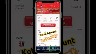 Kotak Account Download #kotakcreditcard #kotak #statement #हिंदी