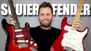 SQUIER vs FENDER - Stratocaster Tone Comparison!!