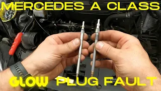 Mercedes A Class glow plug fault