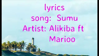 AliKiba ft Marioo - Sumu  (Lyrics Video)