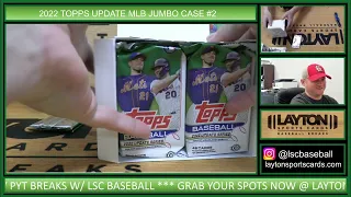 2022 Topps Update Series Baseball Jumbo 6 Box FULL CASE Break #2