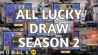 🚨SEASON 2🚨 TODAS LAS RULETAS DE TEMPORADA 🤯 LEAKS SEASON 2 (2023) LUCKY DRAW 💪🎸👩‍🎤