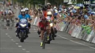 2014 Santos Tour Down Under Stage 3 - Final 9km - Cadel Evans
