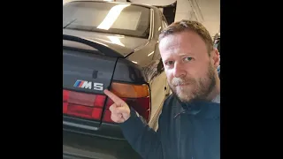 First video - a presentation of me and the E34 M5 3.8