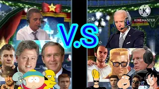 US Presidents and their "friends" play Super Mario Sluggers 4