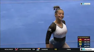 Mya Hooten (Minnesota) 2021 Big 10 Championships - Floor 9.9