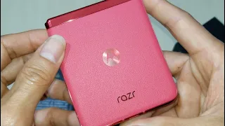 New MOTOROLA RAZR+ 40 Ultra Viva Magenta Unboxing ASMR