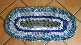 Crochet OVAL Rag Rug Tutorial for Beginners 101 Part 1