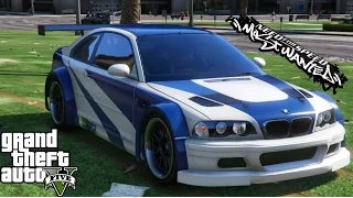 GTA 5 BMW M3 GTR Most Wanted - Car Mods (Download + R9 280X)