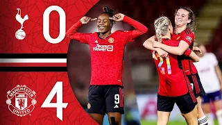 A Ruthless Performance In London 🔥 | Tottenham 0-4 Man Utd | WSL Highlights