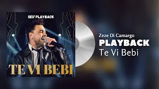 ZEZE DI CAMARGO -  TE VI BEBI -  KARAOKE -  PLAY BACK