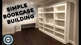 Building A Simple Book Case! Woodworking How To