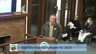 January 10, 2023 Ojai City Council Meeting