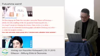 Fukushima warnt | Vortrag | Kazuhiku Kobayashi | November 2015