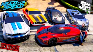 Michael Steal Every Need For Speed Cars in GTA 5! | (GTA V Real Life Cars #152)