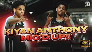 We mic'd up Kiyan Anthony! | Carmelo Anthony's son Part 2