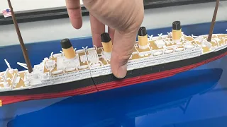 Titanic Model Sinking Video #3 | Review of All Ships, Edmund Fitzgerald, Britannic, Cruise Ships