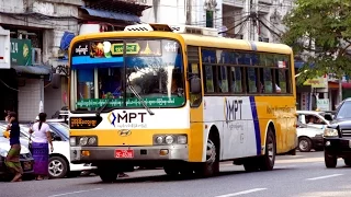 Myanmar Buses - Yangon November 2015