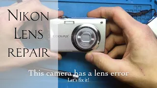 Camera Repair   Nikon Coolpix S4000 Lens Error