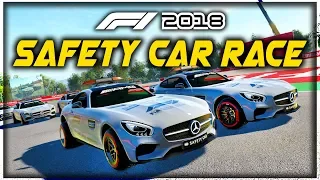 WHAT IF WE HAD 20 SAFETY CARS RACE EACH OTHER?! - F1 2018 Game Experiment