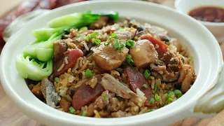 "Claypot" Rice Made In 30 Minutes With A Rice Cooker Recipe - 电饭锅煲仔饭