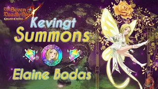 EL HADA VESTIDA DE SEDA🧚‍♀️ SUMMONS ELAINE BODAS *KEVINGT* || SUMMONS DEMONIACOS || 7DS GRAND CROSS