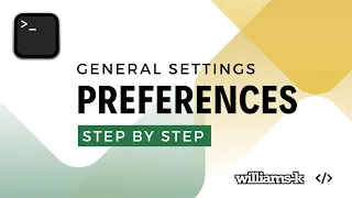 Definitive Guide to General Settings Preferences in zsh Terminal