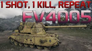 1 SHOT, 1 KILL, Reload, REPEAT! FV4005 | World of Tanks