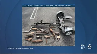 Santa Maria man arrested for allegedly buying stolen catalytic converters