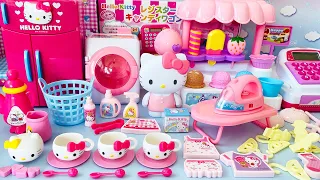 120Minutes Satisfying with Unboxing Cute Pink Ice Cream Store Playset Collestion  ASMR | Review Toys